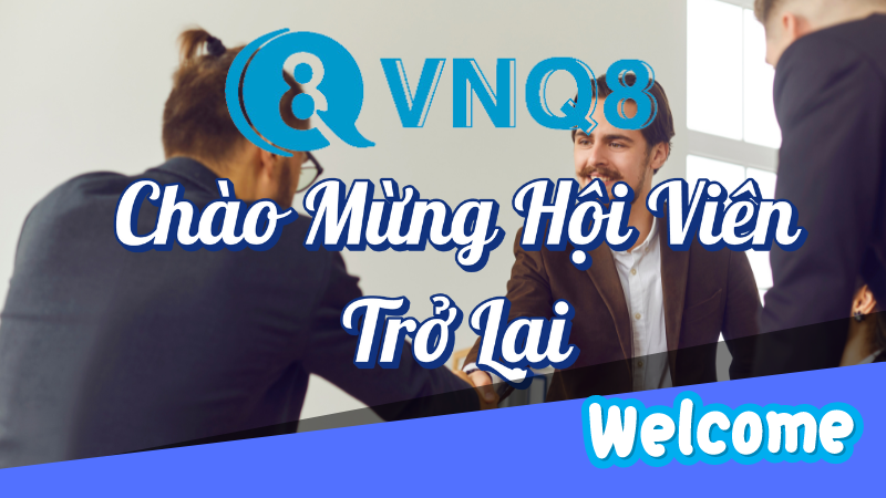 Chào mừng hội viên trở lại