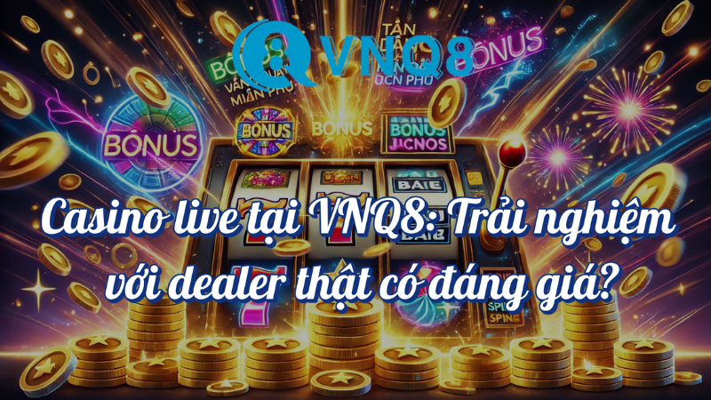 Casino live tại VNQ8: Trải nghiệm với dealer thật có đáng