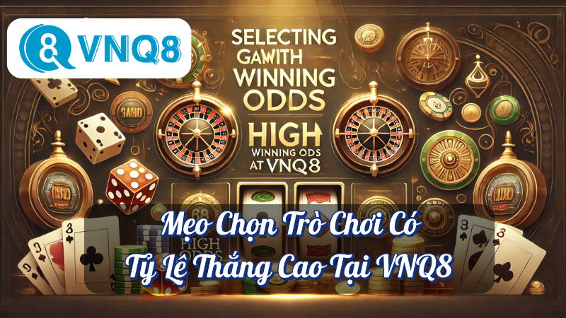 Mẹo chọn trò chơi có tỷ lệ thắng cao tại vnq8